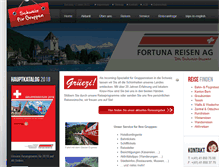 Tablet Screenshot of fortuna-reisen.eu